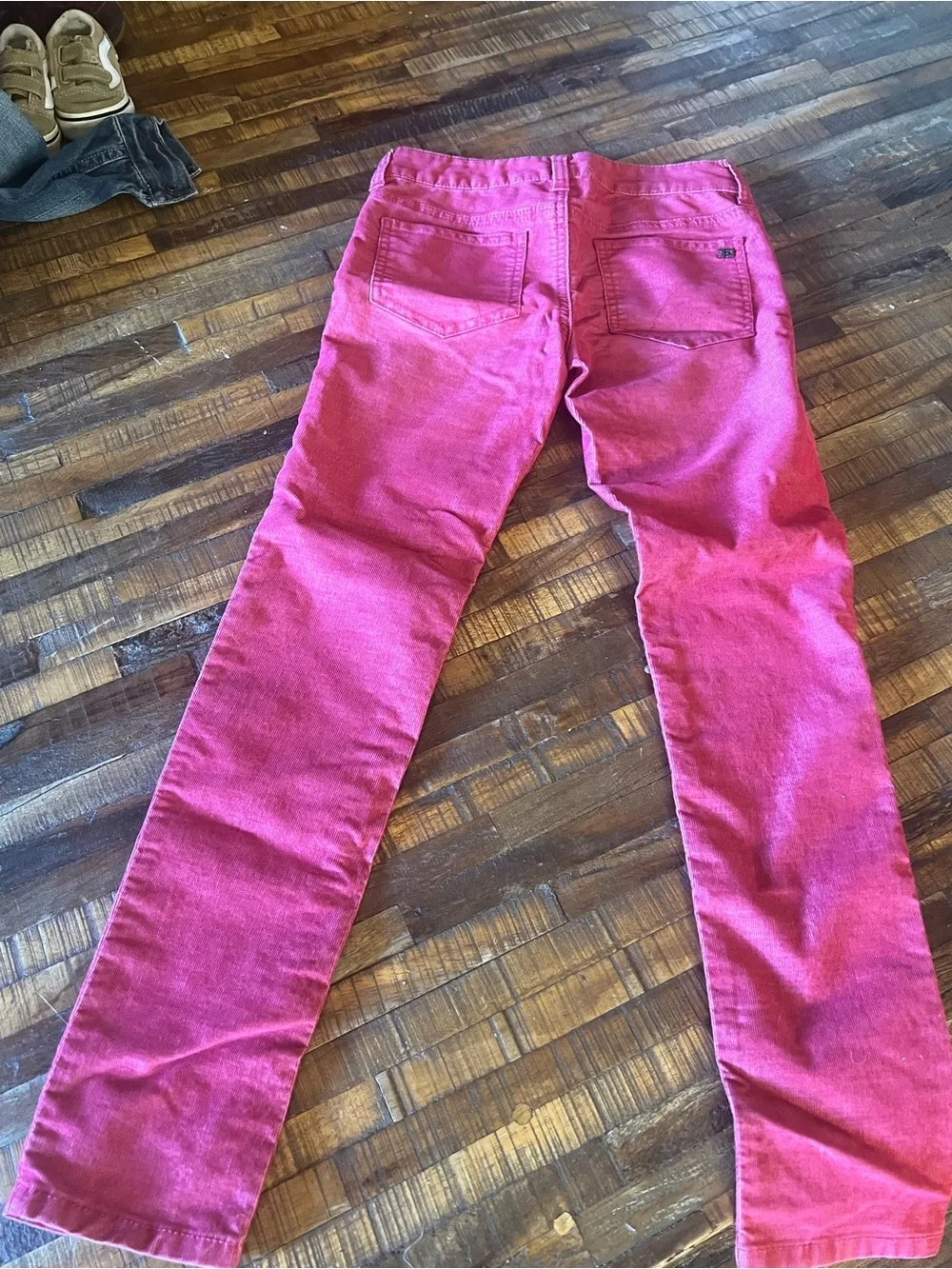 Joe's Jeans Kids Pink Straight-Leg corduroy pants